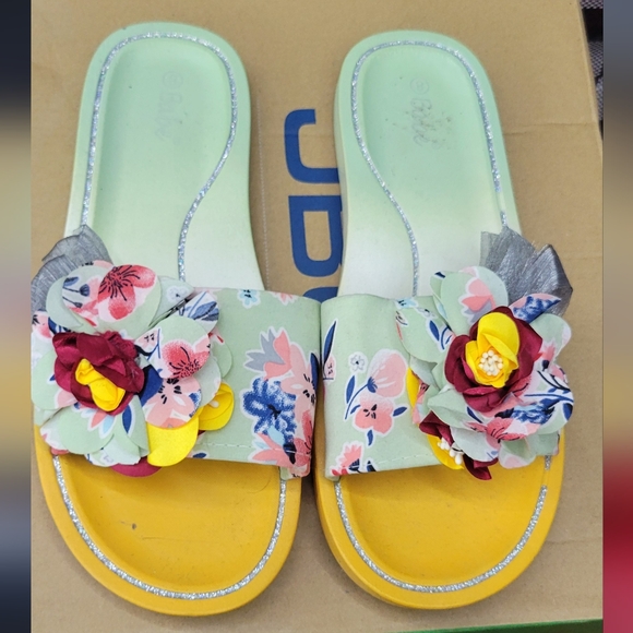 Babe Floral Women's Sandals Size 8 - Picture 5 of 7